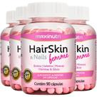 4 potes hairskin & nails femme maxinutri 90cps
