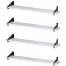 4 Prateleiras Suspensa Estilo Industrial Madeira 50cm FS PB