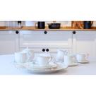 4 Pratos para Sobremesa Wolff Birds de Porcelana 20cm