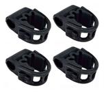 4 Presilhas De Borracha Para Transbike 1'' 25mm