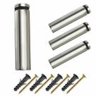 4 Prolongador Espaçador Cromado P/ Vidro 10cm 4 Prolongador Espaçador Cromado P/ Vidro 10cm