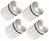 4 Prolongador Espaçador Cromado P/ Vidro 5cm