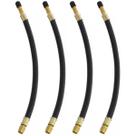 4 Prolongador Extensão Flexível Borracha 210mm Bico De Roda 4 Prolongador Extensão Flexível Borracha 210mm Bico De Roda