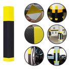 4 Proteção P/ Coluna Pilastra Estacionamento C/ Adesivo Cor Preto/amarelo
