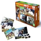 4 Quebra Cabeca de 100 pcs Dinossauros - Toia