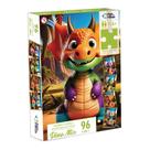 4 Quebra-Cabeças de 24 Peças Cada Dino Mix Pais e Filhos - 793016-1