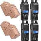 4 Rádio Comunicador Baofeng UV82 10W Profissional VHF UHF 4 Rádio Comunicador Baofeng UV82 10W Profissional VHF UHF