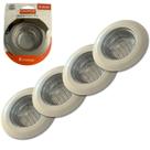 4 Ralo Ralinho Cesto Pia De Cozinha Tanque Inox 11.4cm