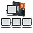 4 Refletores Compact Ledvance 4000k Ip65 200w Preto Bivolt