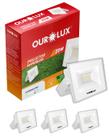 4 Refletores De Led Branco 20w 6500k Ourolux Bivolt 4 Refletores De Led Branco 20w 6500k Ourolux Bivolt