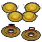 4 Reparo Driver D200 8 Ohms 100w e 2 Super Tweeter St200 Jbl Selenium Diafragma Fenólico Material Reforçado