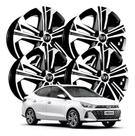 4 Rodas aro 15 HB20S Turbo 2025 Preta diamantada