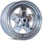 4 rodas kr c9 modelo weld pro star polida / aro 15x7 / (4x100) et30