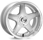 4 RODAS RAW FERRA / ARO 15X8 (4X100) ET20 cor:Prata Diamantada