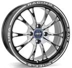 4 RODAS RAW MATRIX / ARO 15x7 (4X100) ET35 cor:Preta Diamantada