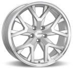 4 RODAS RAW YANKEE / ARO 17X8 (5X100) ET30 cor:Prata Borda Diamantada