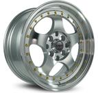 4 RODAS ZEUS S1 / ARO 15X7 (4X114) ET38 cor:Prata Diamantada