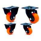 4 Rodinhas Rodízio Giratória Roda Reforçada 40mm 200kg