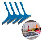 4 Rodinho Para Pia Cozinha Banheiro Rodo 23cm Azul Grande