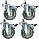4 Rodizio Giratorio Parafuso com Freio 4 Polegadas Gle 412 Bp G 4 Rodizio Giratorio Parafuso com Freio 4 Polegadas Gle 412 Bp G