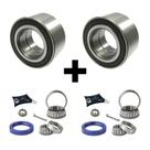 4 Rolamentos Roda Dianteira + Traseira Gol G2 G3 G4 G5 S/abs
