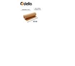4 Rolo Papel Semi Kraft Pardo Rolo 60g X 60cm 2 Kg Bobina Marrom claro