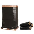 4 Rolos Filme Stretch Virgem Preto Pigmentado 300 Metros