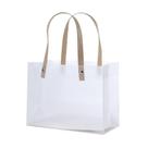 4 Sacolas para Presente Fosca Transparente com Alça 20X25X10