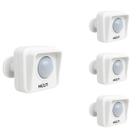 4 Sensor De Presença Externo Multicraft MPL18 Bivolt Sob 4 Sensor De Presença Externo Multicraft MPL18 Bivolt Sob