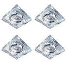 4 Spot De Cristal Direcionavel De Embutir Quadrado Bet10