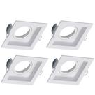 4 Spot Embutido Quadrado Recuado MR11 GU10 Save Energy 4 Spot Embutido Quadrado Recuado MR11 GU10 Save Energy