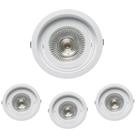 4 Spot Embutir Recuado Dirigível E27 Par30 Save Energy