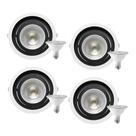 4 Spot Embutir Recuo PAR30 + 1 Lâmpada PAR30 LED 10W 3000K