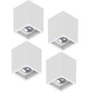 4 Spot Sobrepor SaveEnergy Boxit Ar70 Gu10 Branco 110/220v 4 Spot Sobrepor SaveEnergy Boxit Ar70 Gu10 Branco 110/220v