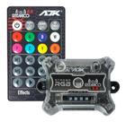 4 Strobo Automotivo Carro Ajk 4 Faróis Rgb Com Controle Novo