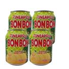 4 Sucos Abacaxi Coreano Bonbon Lata 238ml