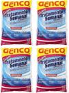 4 Super Tratamento Semanal Genco Para Piscina Oxigenco 400g