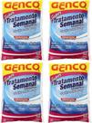 4 Super Tratamento Semanal Genco Para Piscina Oxigenco 400g