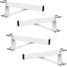 4 suportes pia parafusar bancada aparador 50 cm branco