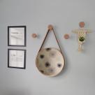 4 Suportes Pino Pendurador Rosê Gold P/ Espelho Adnet Bolsas