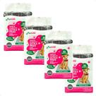 4 Tapete Higiênico Petlike Ultra Pads Carvão 80x60 - 30unids