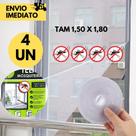 4 Tela Mosquiteira para Janela Proteção Contra Pernilongo Mosquito da Dengue c/ Fita Adesiva 4 Tela Mosquiteira para Janela Proteção Contra Pernilongo Mosquito da Dengue c/ Fita Adesiva