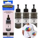 4 Tinta sublimática Preta Para Impressora L355 L365 L375 L395 L38 L200
