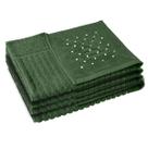 4 Toalha Piso Banheiro Antiderrapante 520g/m2 50x70 Maj Vde
