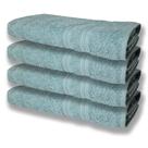 4 Toalhas Super Felpudas Grande E Grossa Algodão 80x150 Verde