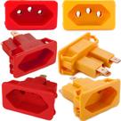 4 Tomada Embutir Fêmea Vermelho 3 Pinos 20a + 4 Amarela 10a TPA2-3 Margirius