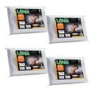 4 Travesseiros Látex Cervical - Altura 12cm e 14cm 4 Travesseiros Látex Cervical - Altura 12cm e 14cm