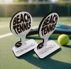 4 Troféus Beach Tennis Para Campeão E Vice 2 De Cada