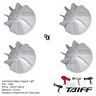4 Turbina Ventoinha Hélice para Secador de Cabelo Taiff Diversos com Furo de 4mm