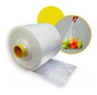 4 un bobina saco plastico fundo estrela tamanho m hortfruit